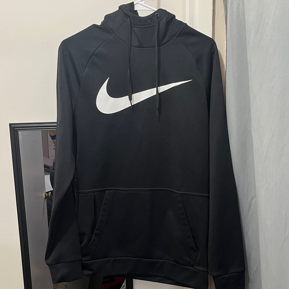 Nike Black Pullover with White Swoosh